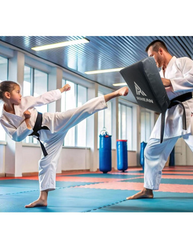 Escudo de Patadas RIHEAN RA02-BK para Muay Thai y Taekwondo