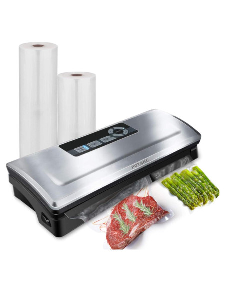 Sellador al Vacío Potane Pro 8 en 1 Plata 2.20 kg Sellador al Vacío Potane Pro 8 en 1 Plata 2.20 kg