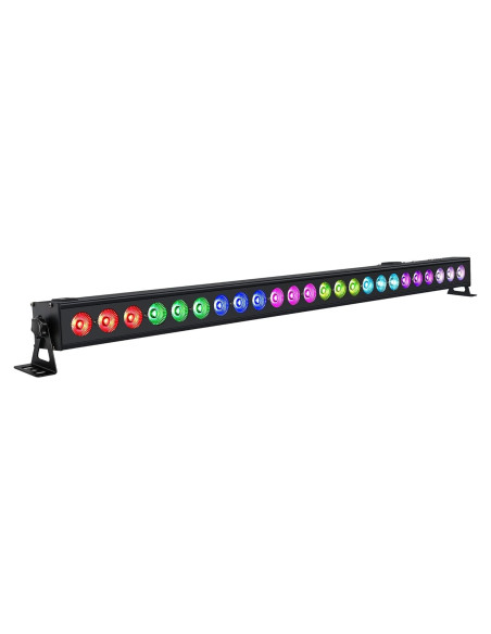 Barra de Luz LED LaluceNatz 24 LEDs 96W RGBA para Eventos Barra de Luz LED LaluceNatz 24 LEDs 96W RGBA para Eventos