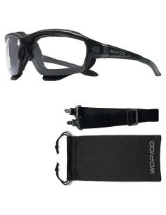 Gafas de sol Powersports Riding con lentes dobles y cinta ajustable