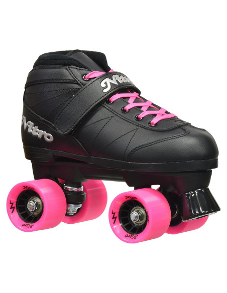 Patines Cuádruples Epic Super Nitro Adulto 7 Negro/Rosa Patines Cuádruples Epic Super Nitro Adulto 7 Negro/Rosa