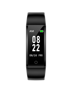 Reloj de Fitness GRV S1 Negro Impermeable Contador Pasos