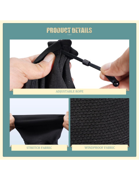 Gaiter de Cuello LMMHEIZI Negro - Calentador de Cuello Invierno Gaiter de Cuello LMMHEIZI Negro - Calentador de Cuello Invierno