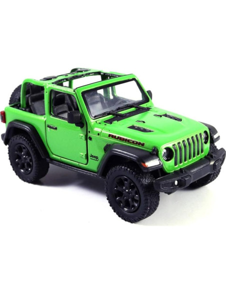 Modelo de Coche Jeep Wrangler Rubicon KiNSMART 12.7 cm 1:34 Modelo de Coche Jeep Wrangler Rubicon KiNSMART 12.7 cm 1:34