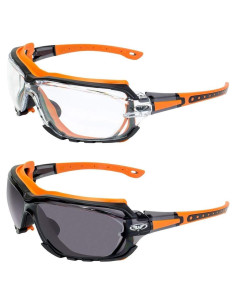 Gafas de Seguridad Global Vision Octane 2 Pares Lentes UV400
