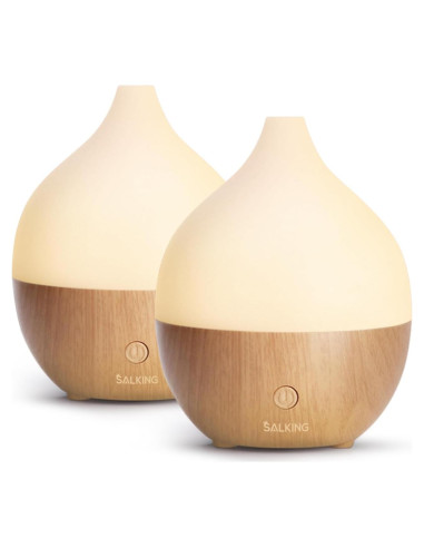 Difusor de Aceite Esencial Salking - Juego de 2, 100ml, Apagado Automático