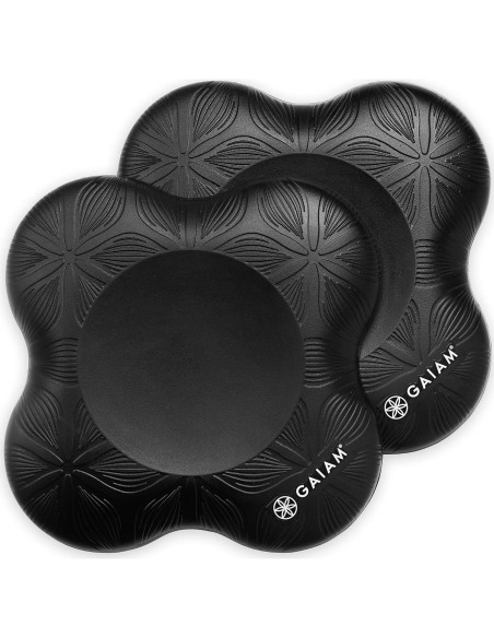 Almohadillas de Rodilla Gaiam para Yoga - Juego de 2, Antideslizantes Almohadillas de Rodilla Gaiam para Yoga - Juego de 2, Antideslizantes