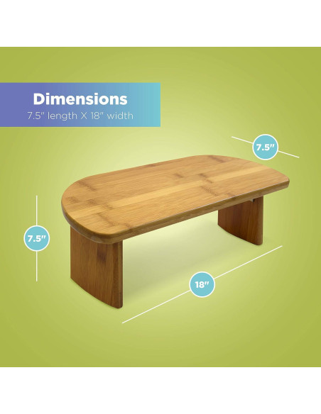 Banco de Meditación Ergonómico Bean Products - Bambú Plegable Banco de Meditación Ergonómico Bean Products - Bambú Plegable
