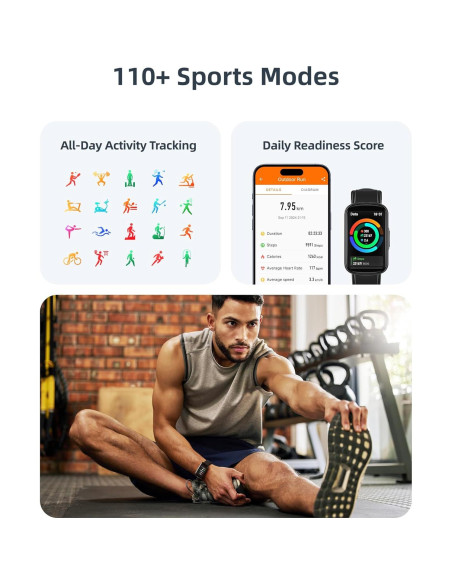 Reloj Inteligente Parsonver Fitness Negro IP68 110+ Modos Reloj Inteligente Parsonver Fitness Negro IP68 110+ Modos