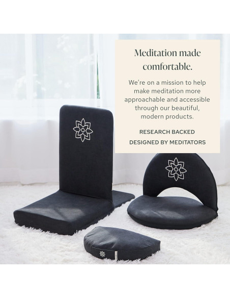 Silla de Meditación Plegable Mindful Modern - Cojín de Trigo Sarraceno Silla de Meditación Plegable Mindful Modern - Cojín de Trigo Sarraceno
