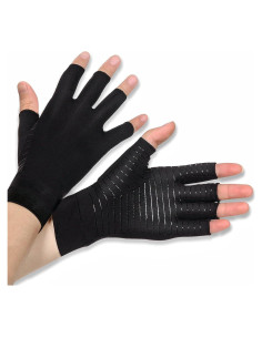 Guantes de Compresión Sin Dedos Donfri para Artritis Unisex
