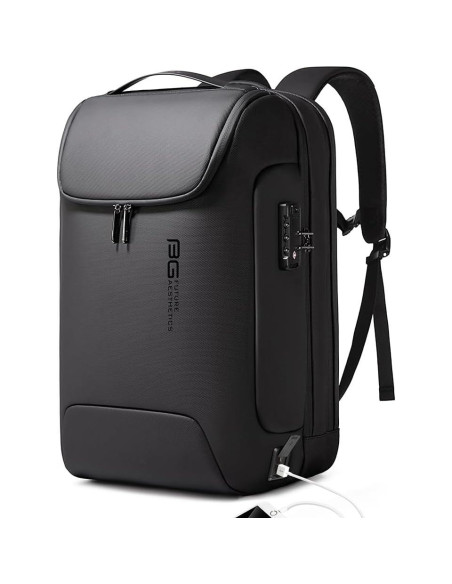 Mochila Antirrobo BANGE para Portátil 17.3" Impermeable USB Mochila Antirrobo BANGE para Portátil 17.3" Impermeable USB