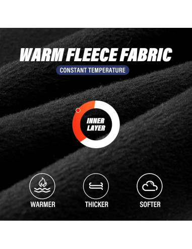 Calentador de Cuello SUNMECI Gaiter Polar Grueso A Prueba de Viento