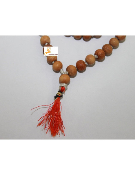 Collar Mala de Tulsi Sagrado Hecho a Mano 83.82 cm - Karma Collar Mala de Tulsi Sagrado Hecho a Mano 83.82 cm - Karma