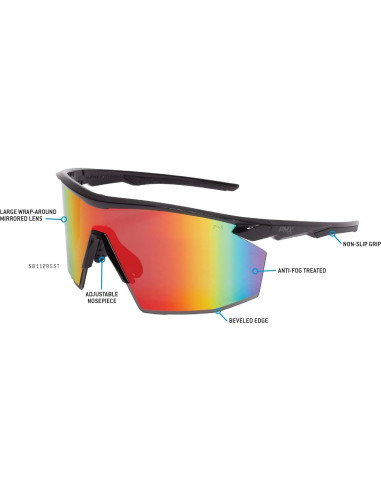 Gafas de Seguridad Pyramex PMXSPEC Espejo Azul Antivaho