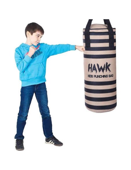 Saco de Boxeo para Niños Hawk 61 cm Sin Relleno MMA Saco de Boxeo para Niños Hawk 61 cm Sin Relleno MMA