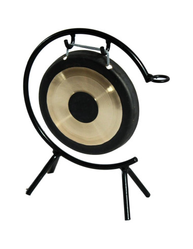 Gong Mini Chau 15 cm Arborea con Soporte y Mazo de Bronce