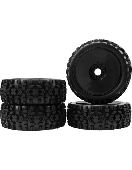 Ruedas y Neumáticos RC 1/8 ShareGoo Caucho 120mm 4 Piezas Ruedas y Neumáticos RC 1/8 ShareGoo Caucho 120mm 4 Piezas