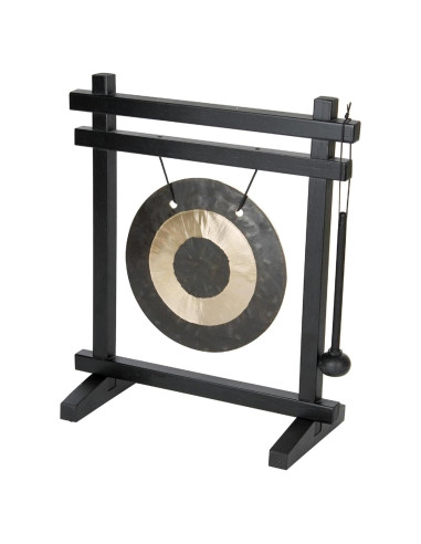 Gong de Escritorio Woodstock Chimes 30.48 cm Bronce Martillado