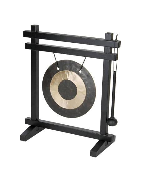 Gong de Escritorio Woodstock Chimes 30.48 cm Bronce Martillado Gong de Escritorio Woodstock Chimes 30.48 cm Bronce Martillado