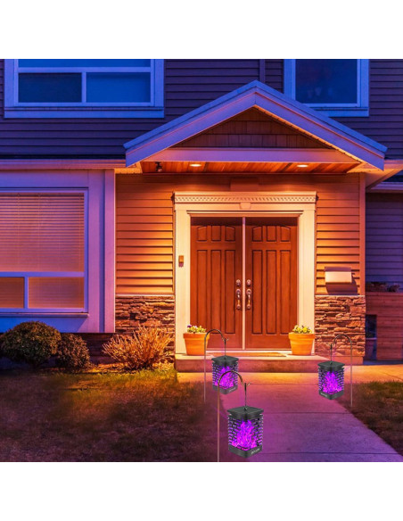 Luces Solares Eoyizw 99 LEDs Llama Danzante IP65 2 Pcs Luces Solares Eoyizw 99 LEDs Llama Danzante IP65 2 Pcs