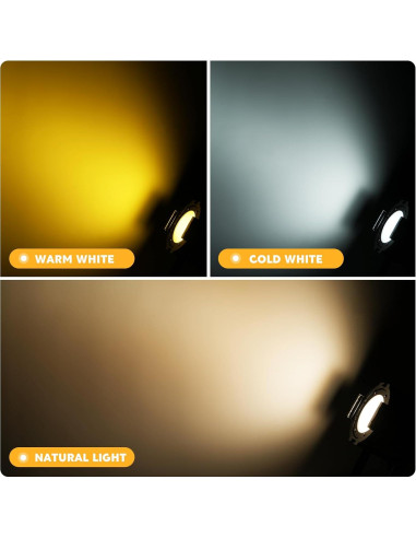 2 Focos COB 80W HOLDLAMP Luz de Escenario DMX Metal