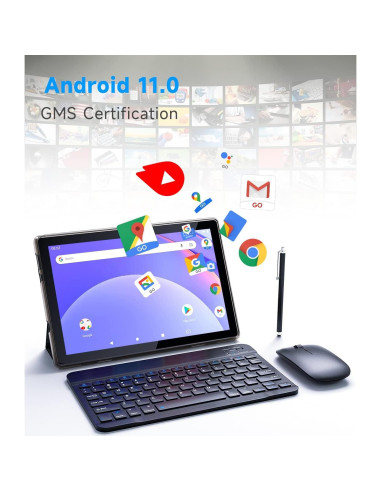 Tableta Android NOVOJOY 10.1" 128GB 6GB RAM 5G Wifi