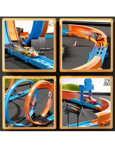 Conjunto de Pista de Carreras de Autos MSKOLER 45 Piezas