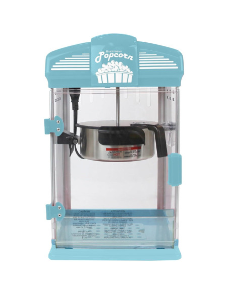Máquina de Palomitas West Bend 4 Qt Acero Inoxidable Azul Máquina de Palomitas West Bend 4 Qt Acero Inoxidable Azul
