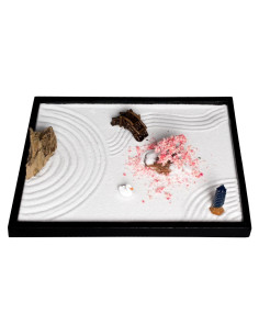 Jardín Zen ICNBUYS con Rastrillo y Base de Arena 30x24cm
