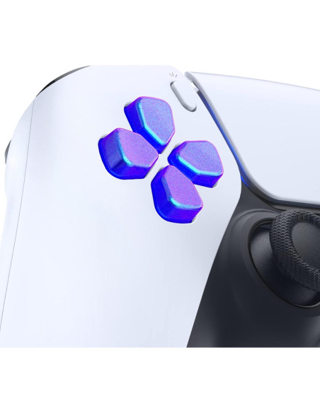 Botones Dpad Ergonómicos eXtremeRate PS5 Azul Púrpura Botones Dpad Ergonómicos eXtremeRate PS5 Azul Púrpura