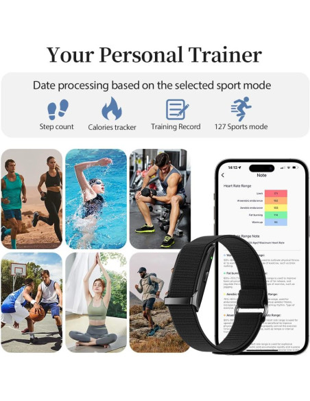 Pulsera Inteligente Munnrei H59 con GPS y 127 Modos Deportivos Pulsera Inteligente Munnrei H59 con GPS y 127 Modos Deportivos