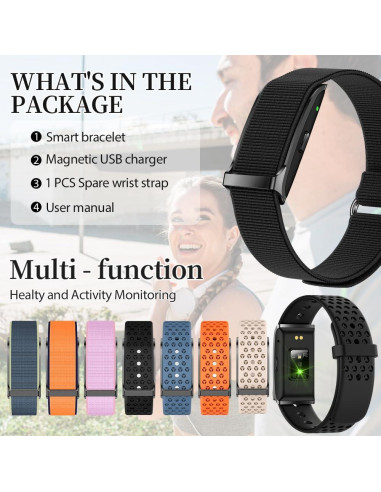 Pulsera Inteligente Munnrei H59 con GPS y 127 Modos Deportivos
