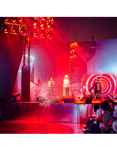Luces DJ BETOPPER 54x3W RGB DMX Activadas por Sonido