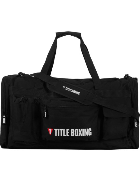 Bolsa de Equipo Deluxe Title Boxing - Bolsa Deportiva Negra Bolsa de Equipo Deluxe Title Boxing - Bolsa Deportiva Negra