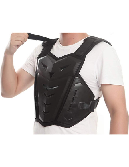 Chaleco Protector de Armadura PETA para Motocicleta Negro Chaleco Protector de Armadura PETA para Motocicleta Negro