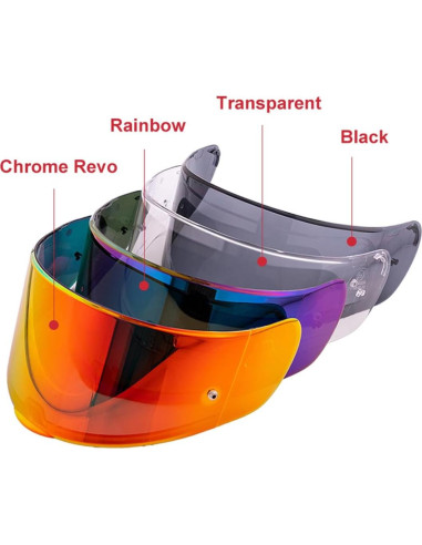 Visera de Casco JQF Gear para SEDICI Strada II y 3 - Negro