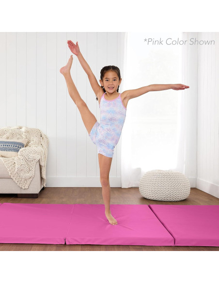 Almohadilla de Gimnasio Plegable 3.05m Rosa/Negro Mejor Opción Almohadilla de Gimnasio Plegable 3.05m Rosa/Negro Mejor Opción