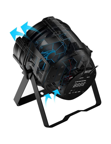 BETOPPER Luz de Escenario LED 54x2W Estroboscópica 5000 Lúmenes BETOPPER Luz de Escenario LED 54x2W Estroboscópica 5000 Lúmenes