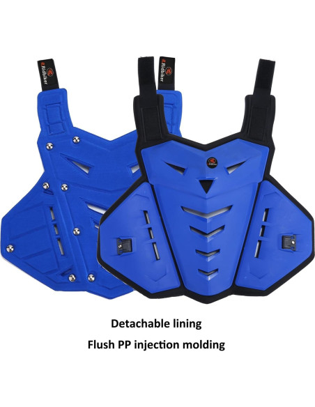 Chaleco de Armadura RIDBIKER Negro Ajustable para Motocicleta Chaleco de Armadura RIDBIKER Negro Ajustable para Motocicleta
