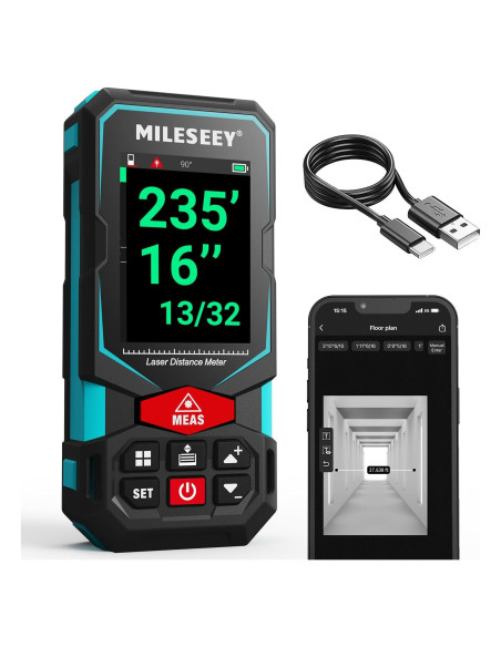 Medidor Láser MiLESEEY S7 100m Pantalla Color IP65 Medidor Láser MiLESEEY S7 100m Pantalla Color IP65
