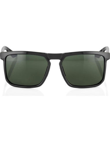 Gafas de sol cuadradas 100% Renshaw, lentes Ultra HD, negro