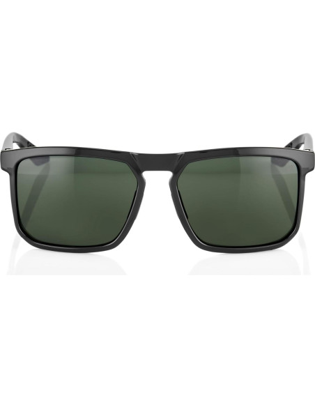 Gafas de sol cuadradas 100% Renshaw, lentes Ultra HD, negro Gafas de sol cuadradas 100% Renshaw, lentes Ultra HD, negro