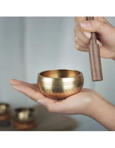 Juego de Cuencos Tibetanos Cantores DiDiBirDi 7 Metales 7.95 cm