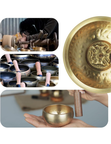 Juego de Cuencos Tibetanos Cantores DiDiBirDi 7 Metales 7.95 cm