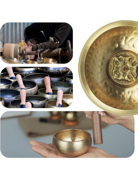 Juego de Cuencos Tibetanos Cantores DiDiBirDi 7 Metales 7.95 cm Juego de Cuencos Tibetanos Cantores DiDiBirDi 7 Metales 7.95 cm