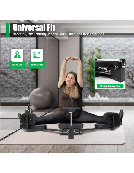 Máquina de Split para Flexibilidad Fenjidrop 100kg Negro Máquina de Split para Flexibilidad Fenjidrop 100kg Negro