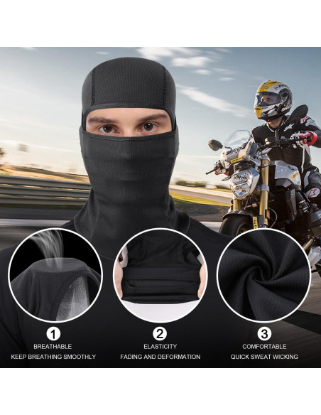 Paquete de 3 Máscaras Balaclava AXBXCX - Transpirables UV Paquete de 3 Máscaras Balaclava AXBXCX - Transpirables UV