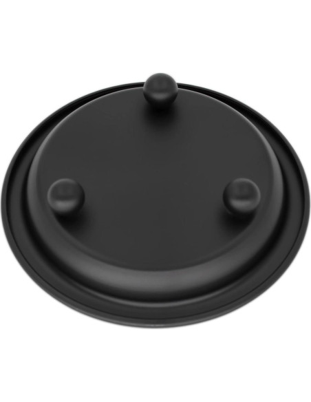 Juego de 2 Platos de Vela Thindolex Negro Mate 10.7cm Juego de 2 Platos de Vela Thindolex Negro Mate 10.7cm