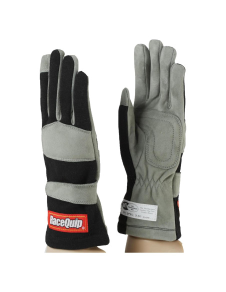 Guantes de Conducción RaceQuip 351 SFI 3.3/1 Negro Pequeño Guantes de Conducción RaceQuip 351 SFI 3.3/1 Negro Pequeño